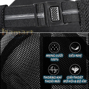 Mũ Lưới Che Nắng Unisex Nón Kết Lưỡi Chai Nam Nữ Vải Thoáng Khí Chống Nóng Ngoài Trời Mùa Hè