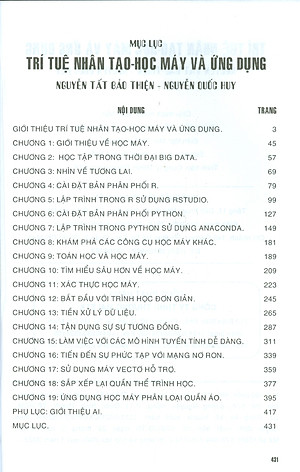 Trí Tuệ Nhân Tạo Học Máy Và Ứng Dụng