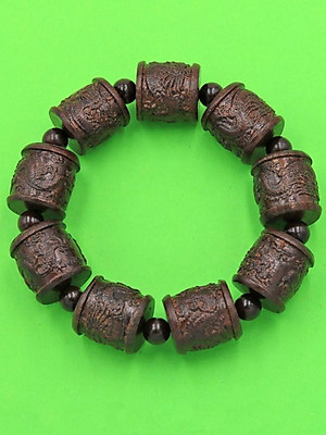 Vòng tay chuỗi hạt trụ rồng thần mộc