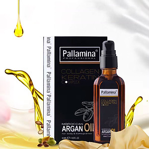 Tinh dầu Pallamina Moroccan Argan Oil Serum dưỡng bóng tóc cao cấp 60ml