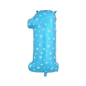 Bong bóng hình chữ số tráng nhôm kích cỡ 32 inch trang trí tiệc sinh nhật