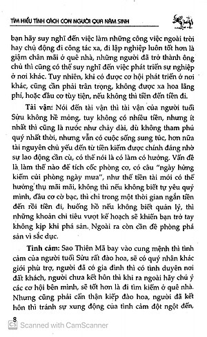 Sách Tìm Hiểu Tính Cách Con Người Qua Năm Sinh Tuổi Sửu