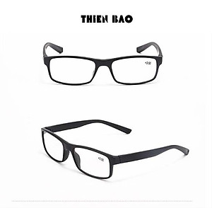 Kính lão thị , viễn thị loại cao cấp Đen Nhám cực đẹp, tròng chuẩn độ NAM NỮ Nhật bản loại I KVD034 hàng đẹp TR90