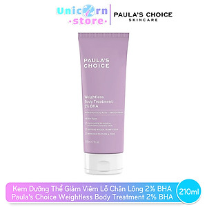 Kem Dưỡng Thể 2% BHA Paula’s Choice Resist Weightless Body Treatment With 2% BHA