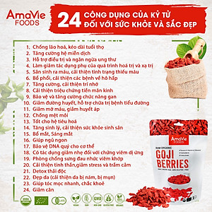 Hạt kỷ tử hữu cơ 170gr - AmaVie Foods