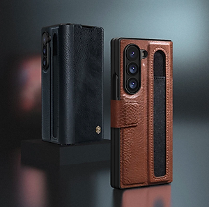 Bao Da dành cho Samsung Galaxy Z Fold 7 / Z Fold 6 hiệu Nillkin Aoge Leather Cao Cấp - Hàng nhập khẩu