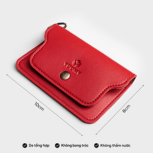 Ví Yuumy ( Thời trang nữ nắp gập cỡ nhỏ - Ví móc khóa da YMK10 )