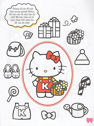 Sách Hello Kitty - Rèn Luyện Khả Năng Quan Sát (Tô Màu)
