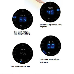 Máy tạo độ ẩm Philips HU4803 công suất 15W - Hàng nhập khẩu