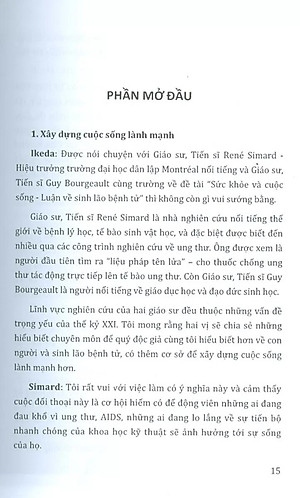 Sách Đối Thoại Về Sức Khỏe Và Cuộc Sống, Đạo Đức Và Giáo Dục