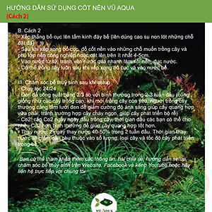Cốt nền thủy sinh Vũ Aqua 1L, 2L, 5L dinh dưỡng đậm đặc trồng cây thủy sinh cắt cắm