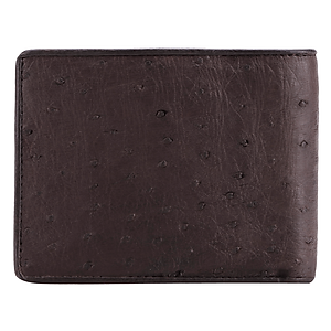 Ví nam Huy Hoàng da đà điểu da bụng màu đen, nâu đất, nâu đỏ, vàng bò HC2405-06-07-19