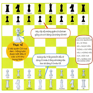 Combo 2 cuốn Chơi cờ vua cùng bé - TRÒ CHƠI PHÁT TRIỂN TOÀN DIỆN (Quyển 1), VÁN CỜ HOÀN CHỈNH (Quyển 2)
