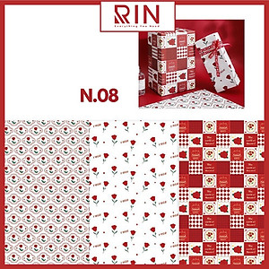Giấy bọc sách vở / Giấy gói quà / giấy bao tập / giấy bao vở học sinh, sinh viên size A4, B5, A5 cao cấp – 24 cuốn