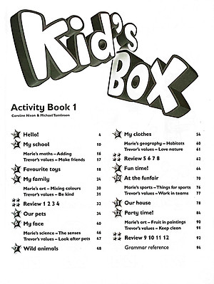 Kid's Box 2nd ed Activity Book with Online Resources Level 1