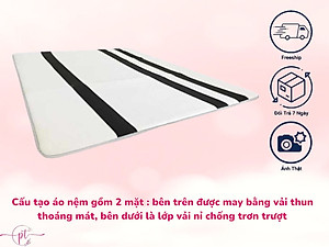 Nệm Cao Su Non Chần Viền Diamond Dày 3cm Kích Thước 80cm/1m/1m2/1m4/1m6/1m8 Đủ Size Tặng Kèm Ga Nệm
