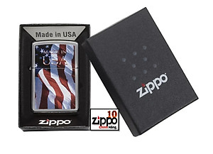 Bật lửa Zippo 24797 Quốc Kỳ Mỹ - Made in USA - Chính Hãng 100%