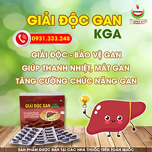GIẢI ĐỘC GAN KGA - Năng Động - Thanh nhiệt, giải độc, mát gan