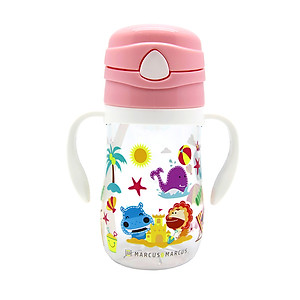 Bình uống nước có ống hút cho bé Tritan Marcus & Marcus, từ 12 tháng