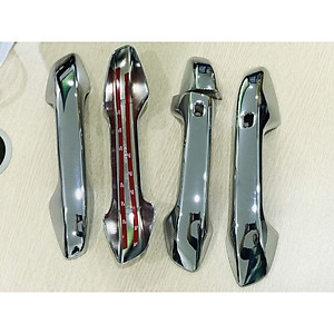 Bộ Ốp Tay Nắm Cửa Xe Kia Cerato 2019-2020-2021 Mạ Crom 4 Chi Tiết
