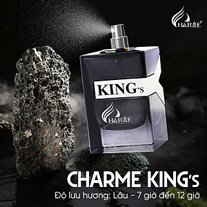 Nước Hoa Nam CHARME KING 60ml Lưu Hương Lâu Nam Tính, Mạnh Mẽ_Nước Hoa Chính Hãng