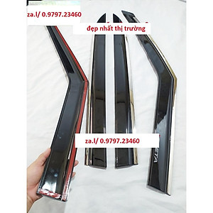 Vè che mưa xe Hyundai Creta 2022-2023 chỉ inox cao cấp