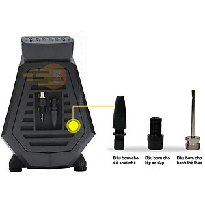 Máy bơm lốp đa năng kỹ thuật số tự ngắt piston đôi 12v Michelin 12314