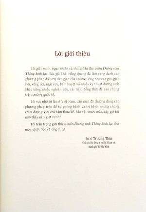 Cẩm Nang Dưỡng Sinh Thông Kinh Lạc