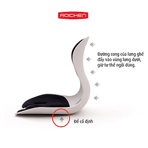 [Gia dụng Minh Ngọc] Ghế chỉnh dáng ngồi đúng - Roichen Hàn Quốc (Made in Korea). Dùng cho Nam, 5 màu lựa chọn (Đen, nâu, ghi xám, xanh Mint, xanh dương) Hàng chính hãng