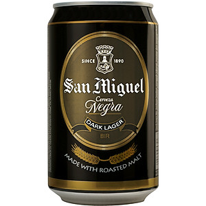 Thùng 24 Lon Bia Đen San Miguel Cerveza Negra Lon 330ml