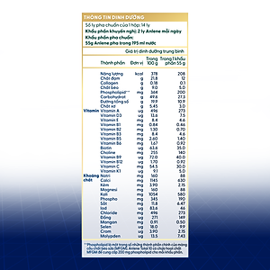 Combo 2 TPBS Anlene TOTAL 10 800g/lon - Tặng 1 lon Anlene Total 10 400g