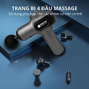 Máy massage cầm tay Kachi MK377 với 9 cấp độ rung - hàng chính hãng