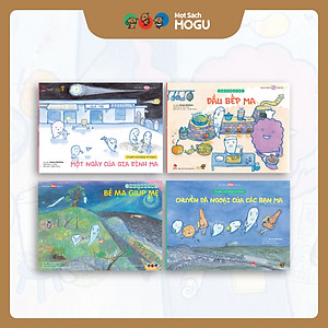 Truyện Ehon bé 3-4-5 tuổi - Bộ 4 cuốn Bé ma đáng yêu