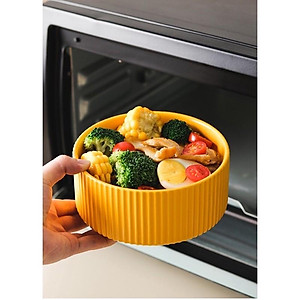 Tô Sứ Vân Sọc, Tô đựng mì salat , Tô canh sứ màu La Mã cao cấp không chì