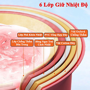 Bồn Tắm Gấp Gọn KUNBE Ngâm Người Xông Hơi Giữ Nhiệt Tiện Lợi