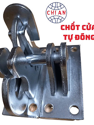 Chốt Cửa Tự Động, Khoá Tự Cài Bằng Sắt CNC Nhúng Kẽm – An Toàn, Cao Cấp, Không Han Rỉ