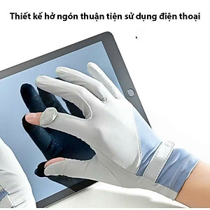 Găng Tay Chống Nắng UPF 50+ Cho Nữ - Chống Tia UV, Chống Trượt, Dành Cho Lái Xe Máy - HÀNG CHÍNH HÃNG MINIIN