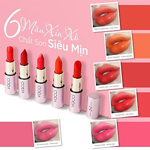 Son Dưỡng Môi VACCI - Lên Màu Đẹp - Lâu Phai - Vitamin Tint Lipstick - Môi Căng Mọng - Mượt Mà