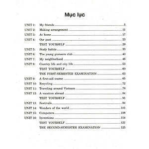 Sách Bài Tập Tiếng Anh 8 - Không Đáp Án