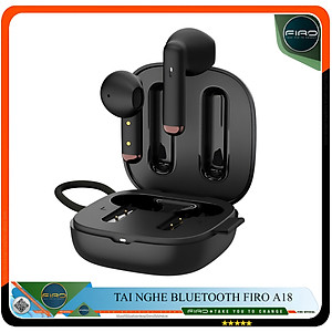 Tai Nghe Bluetooth Nhét Tai Không Dây FIRO A18 - Pin Dock Sạc 300mAh - Bluetooth V5.3 - Tai Nghe FIRO A18 Điều Khiển Cảm Ứng Thông Minh - Công Nghệ Kháng Nước IPX5 - Tai Nghe Không Dây FIRO A18 - Phù Hợp Với Tất Cả Dòng Máy - Hàng Chính Hãng