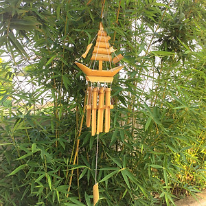Chuông gió tre hình con thuyền