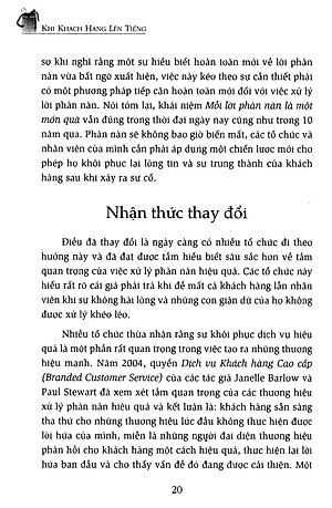 Sách Khi Khách Hàng Lên Tiếng