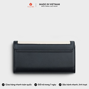 Ví Yuumy ( Thời trang nữ phối màu kèm dây đeo chéo - Ví da Seasand YV103 )