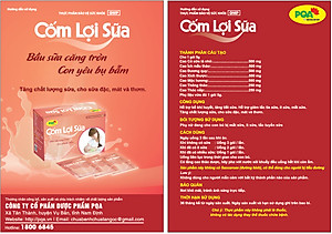 2 Hộp Cốm Lợi Sữa PQA Hỗ Trợ Bổ Khí Huyết, Tăng Chất Lượng Và Giảm Tắc Tia Sữa, Dùng Cho Phụ Nữ Đang Cho Con Bú Hộp 25 G