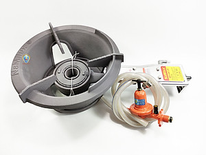 Bộ bếp gas công nghiệp NaMilux NA-196 kèm van cao áp NA-537SH, tặng 1.5m dây gas công nghiệp và 02 đai thép - Hàng chính hãng