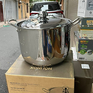 Nồi Inox 304 3 Đáy Roman Fivestar Nắp Inox Thân Cao