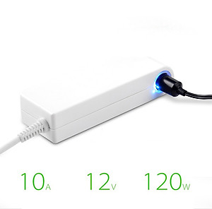 Bộ Chuyển Đổi Nguồn 220v Sang 12v Chân Tẩu 10A-120W Cao Cấp AZONE 