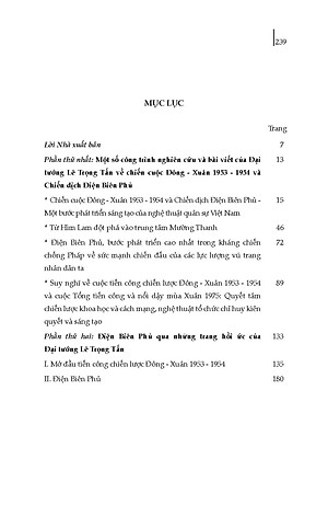 Đại Tướng Lê Trọng Tấn Với Chiến Dịch Điện Biên Phủ (Hồi Ký)