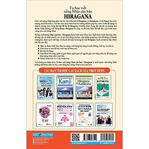 Sách Tự Học Viết Tiếng Nhật Căn Bản Hiragana (Tái Bản)