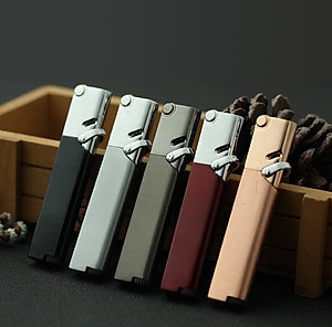 Vỏ Hột Quẹt Bật Lửa Khò Gas Đá 1 Tia Aomai AM-365 Đẹp Độc Lạ Lửa Khò Mạnh Mẽ - Dùng Gas Cao Cấp